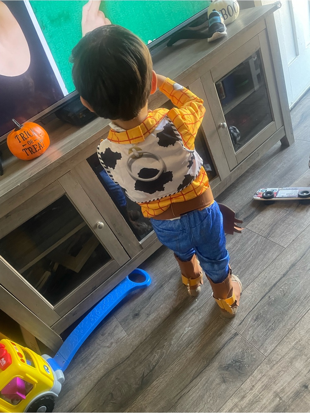 Classic Woody Toy Story Costume - Yellow & Brown